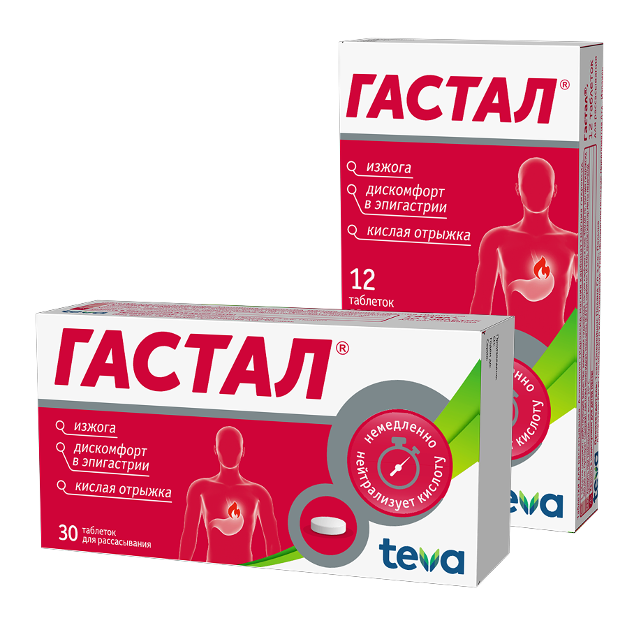 Упаковки Гастал